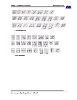 Dibujo y Geometría Descriptiva I  
 
Rotulado,Escalas  
 
 
 
 
 
Elaborado por: Ing. Sergio Navarro  Hudiel 
 
6 
 
 
