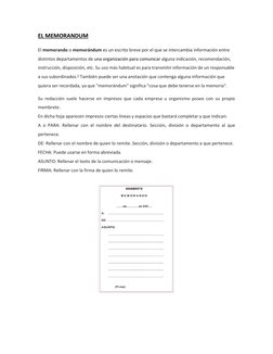 (http://2.bp.blogspot.com/-aGWN7eG-_S4/TrRnfgOjNWI/AAAAAAAADr8/xM2O37iI76g/s1600/MEMBRETE.png)EL MEMORANDUM 
El memorando o