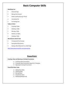 Essential Computer Skills Guide | PDF | Microsoft Excel | Personal ...