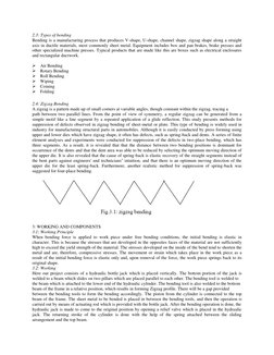 2.3: Types of bending 
Bending is a manufacturing process that produces V-shape, U-shape, channel shape, zigzag shape along a