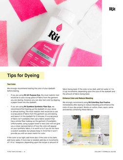 Skin Tone Rit Dye Color Formulas Chart.pdf Rit Dye Color Formulas Guide PDF | PDF | Dyeing | Blue