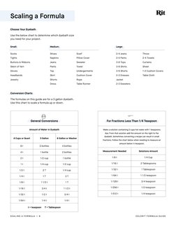 Skin Tone Rit Dye Color Formulas Chart.pdf Rit Dye Color Formulas Guide PDF | PDF | Dyeing | Blue