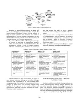 Figure 12 – Maturity model (Lucent Technologies [10]) 
 
A number of success factors influence the speed and 
take-up of