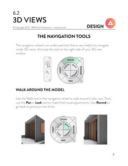 8
DESIGN
© Copyright 2019 - BIM Pure Productions - revitpure.com
3D VIEWS
6.2
THE NAVIGATION TOOLS
The navigation wheel is an