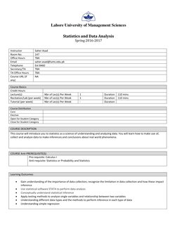 Statistics for Data Analysis Course | PDF | Statistical Inference ...
