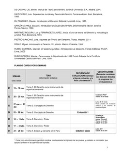 3 
 
DE CASTRO CID, Benito. Manual de Teoría del Derecho, Editorial Universitas S.A., Madrid, 2004.  
 
DIEZ PICAZO, Luis. Ex