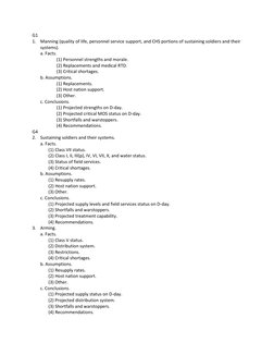 Military Briefing Formats Overview | PDF | Decision Making | Military