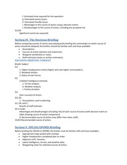 Military Briefing Formats Overview | PDF | Decision Making | Military