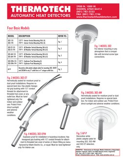 s. Has 
ttach-
 manu-
htened 
Fig. 5 AP-P
Decorative white 
plastic adapter plate for
mounting 302, 302-AW 
and 302-ET detect
