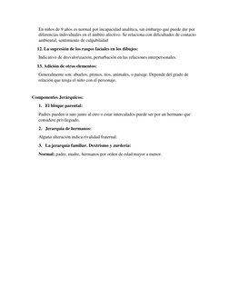 En niños de 9 años es normal por incapacidad analítica, sin embargo que puede dar por 
diferencias individuales en el ámbito