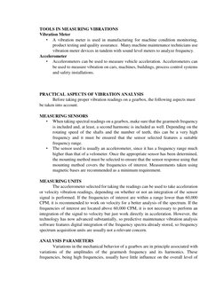 Vibration Measurement and Analysis Overview | PDF | Accelerometer ...