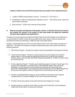 Formerly Volunteer Center Orange County 
www.OneOC.org 
5 
number of clients to be served if the County funds your projec