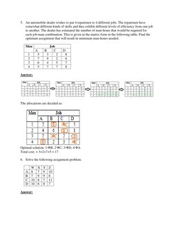 Assignment Problems and Solutions Guide | PDF | Mathematical ...