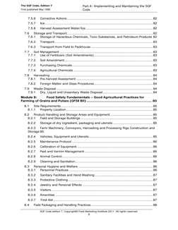 The SQF Code, Edition 7 
First published May 1995 
Part A: Implementing and Maintaining the SQF 
Code 
 
SQF Code edition 7.