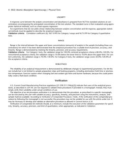 LINEARITY
A response curve between the analyte concentration and absorbance is prepared from NLT five standard solutions at c