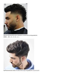 Moicano.desvanecido solo en laterales a la altura de la oreja,gradación.                               
00000......00.....0..