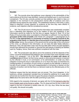 CRIMINAL LAW REVIEW Case Digests 
 
 
 
 
 
Outline by Fiscal Victoria C. Garcia 
 
4F  
(A.Y. 2017-2018)