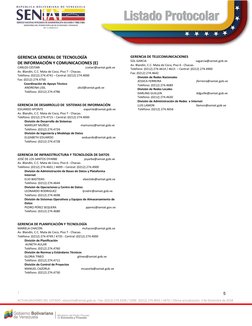 | 
 
ACTUALIZACIONES DEL LISTADO: odsanche@seniat.gob.ve - Fax: (0212) 274.4209 / CONF. (0212) 274.4653 / 4470 / Última act