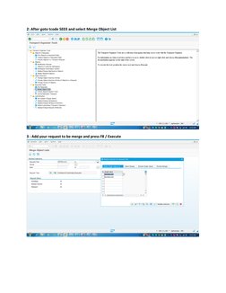 Merge Multiple Transports in SAP | PDF | Software | System Software