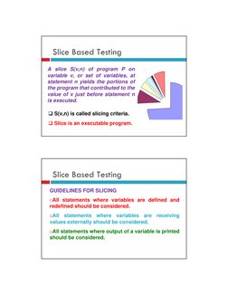 Slice Based Testing in Software Testing | PDF | Computer Programming ...
