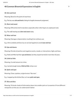 9/29/2018
40 Common Binomial Expressions in English – ESL Buzz
https://www.eslbuzz.com/40-common-binomial-expressions-in-engl