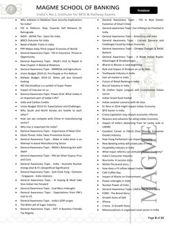 Page 8 of 12 
 
Seminar 
Topics 
 
Why setbacks in Maldives have security implications 
for India? 
 
FDI in Defence: S