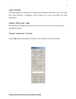 Thermal Analysis in ANSYS APDL Guide | PDF | Thermal Conduction | Heat
