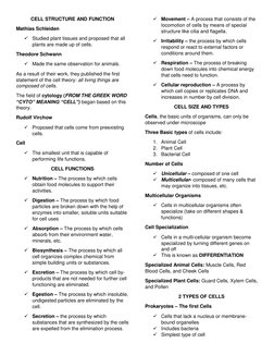 Cell Structure and Function Overview | PDF | Endoplasmic Reticulum ...