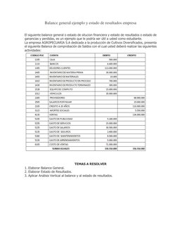 Ejemplo de Balance y Estado de Resultados | PDF | Finanzas y dinero