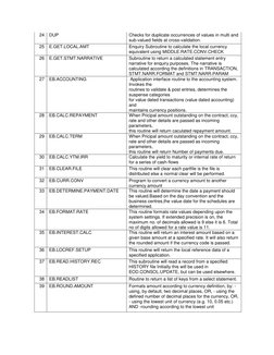 T24 Core Routines Overview | PDF | Subroutine | Parameter (Computer ...