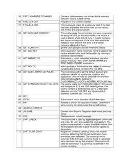 T24 Core Routines Overview | PDF | Subroutine | Parameter (Computer ...