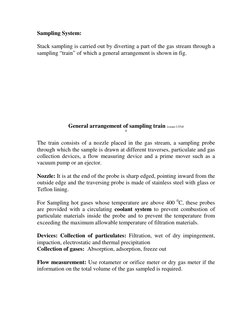 Stack Sampling Techniques Overview | PDF | Air Pollution | Sampling ...