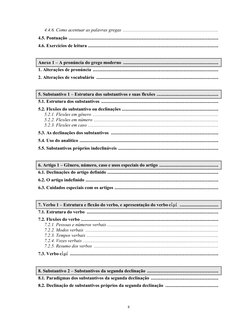 8 
4.4.6. Como acentuar as palavras gregas  ...............................................................................