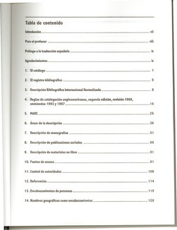 Tablade contenido
Introducción
vii
Paraelprofesor
viii
Prólogoa latraducciónespañola
ix
A
d . .
.
gra eclmlentos
IX
1. Elcatá