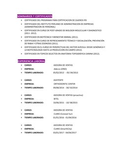 SEMINARIOS Y CERTIFICADOS 
• 
CERTIFICADO DEL PROGRAMA PARA CERTIFICACION DE CAJEROS IFB 
• 
CERTIFICADO DEL INSTITUTO PERUAN