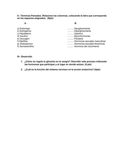II.- Términos Pareados. Relacione las columnas, colocando la letra que corresponda
en los espacios asignados.  (8pts)
A 
B 
a