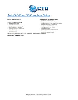 AutoCAD Plant 3D Complete Guide | PDF | 3 D Computer Graphics | 3 D ...