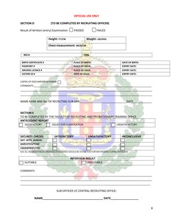 Jcf Application JCF Police Service Application Form | PDF | Arrest | Government Information