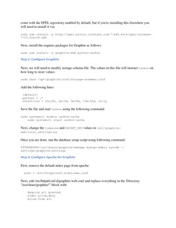 come with the EPEL repository enabled by default, but if you're installing this elsewhere you 
will need to install it via: