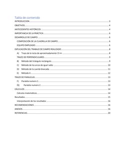 Tabla de contenido 
INTRODUCCION ..........................................................................................