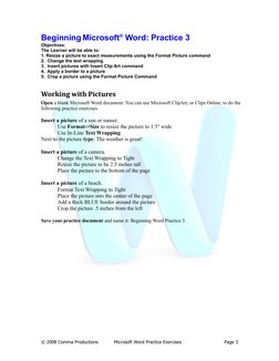 Word 2013 Praction Assignment.pdf Word Basics Assignment | PDF | Microsoft Word | Text File
