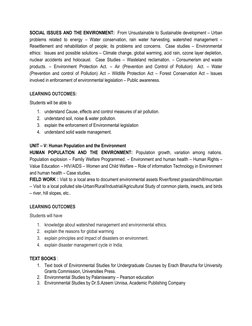 SOCIAL ISSUES AND THE ENVIRONMENT: ​From Unsustainable to Sustainable development – Urban
 
 
 
 
 
 
  
 
  
 
problems rela