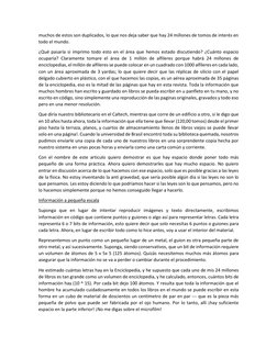 muchos de estos son duplicados, lo que nos deja saber que hay 24 millones de tomos de interés en 
todo el mundo. 
¿Qué pasarí