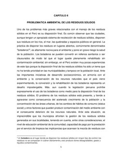 5 
 
CAPITULO II 
PROBLEMATICA AMBIENTAL DE LOS RESIDUOS SÓLIDOS 
Uno de los problemas más graves relacionados con el manejo