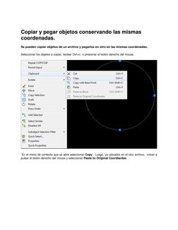 Copiar y Pegar en AutoCAD con Coordenadas | PDF
