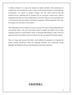 A debate continued for a long time amongst the Indian marketers, both practitioners  &
academicians, on the justification for