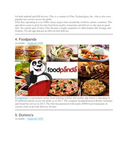 for both android and iOS  (https://www.smarther.co/go/dominos-ios/) (https://www.smarther.co/go/foodpanda-ios/)devices. This