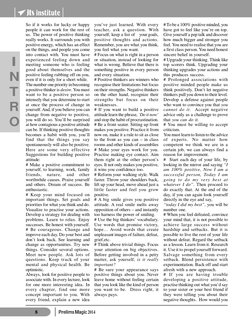 Prelims Magic 2014
8
I
N
T
R
O
So if it works for lucky or happy
people it can work for the rest of
us. The power of positiv