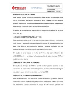 INFORME FINAL 
 
COD PEQUIVEN/ PQV COD: 
AT‐FD‐0000‐ELE‐IN‐007‐0 
 
REVISIÓN/ISSUE:         0 
PÁGINA /SHEET:     5  de   2