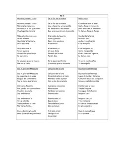 RE m 
Moreno pintan a cristo  
 
Moreno pintan a cristo 
Morena la macarena 
Moreno es el ser que adoro 
Viva la gente morena